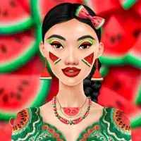 Fruit Makeup Game image