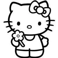 Hello Kitty Coloring game screenshot