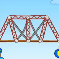 Train Bridge Demolition Puzzle game screenshot