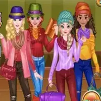 Shopping and Dressing Up Princesses Game image
