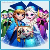 Elsa and Anna Graduation Party Game image