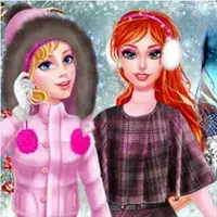 Princess Winter Clothes Game image