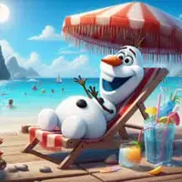 Olaf's Beach Holiday Game image