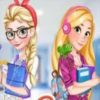 صورة لعبة لعبة ستايل أميرات ديزني في الجامعة