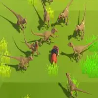 صورة لعبة Dinosaur and Meteor Game