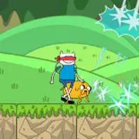 Finn and Jake Jumping Game game screenshot