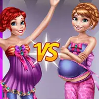 Pregnant Princesses Shopping game screenshot