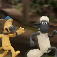 Shaun the Sheep Three-Sheep Race game screenshot