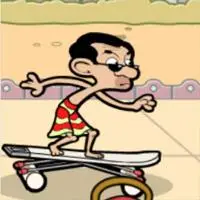 Mr. Bean Ironing Board Ride game image