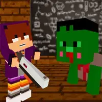 صورة لعبة لعبة ماين كرافت مدرسة الوحوش Minecraft monster school