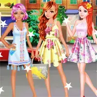 Girls Dress Up in Summer game image