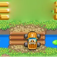 Crazy Car and Bridge Game game image