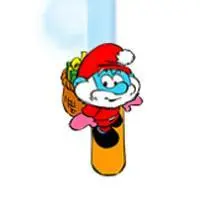 Smurf Sled Race game screenshot