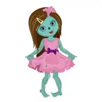Zombie Girl Dress Up Game image