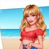 Beach Swimsuit Dress Up game screenshot