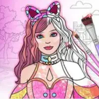 Coloring Girls Clothes Game image