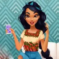 Princess Jasmine Dress Up game screenshot