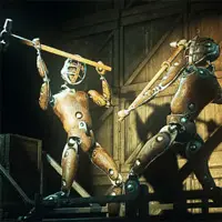 Wooden Doll Fight Game image