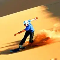 Sand Skiing Game image