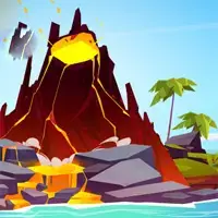 Island Volcano Game image