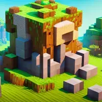 Crushing and Building Minecraft Game image