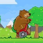 لعبة الدب ركوب وقيادة الاسكوتر