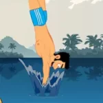 لعبة القفز في الماء