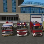 لعبة جراج سيارة الاطفاء