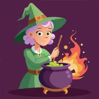 لعبة تطابق عناصر الساحرة