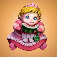 لعبة إنقاص وزن الأميرة