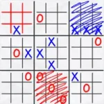 لعبة استراتيجية X و O الجديدة