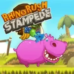 لعبة وحيد القرن جامع الفاكهة rhino fruit picker